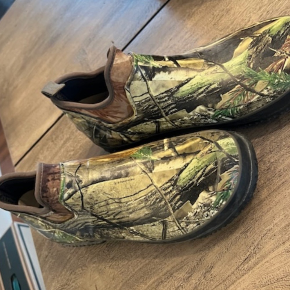 MEN'S BOGS CAMO SLIP ON BOOTS